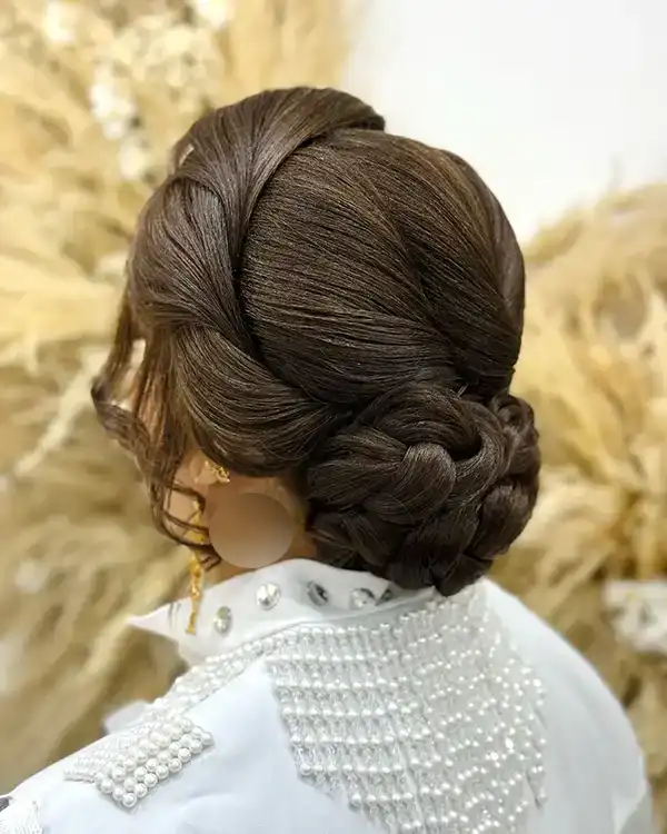 مدل شینیون بسته جدید