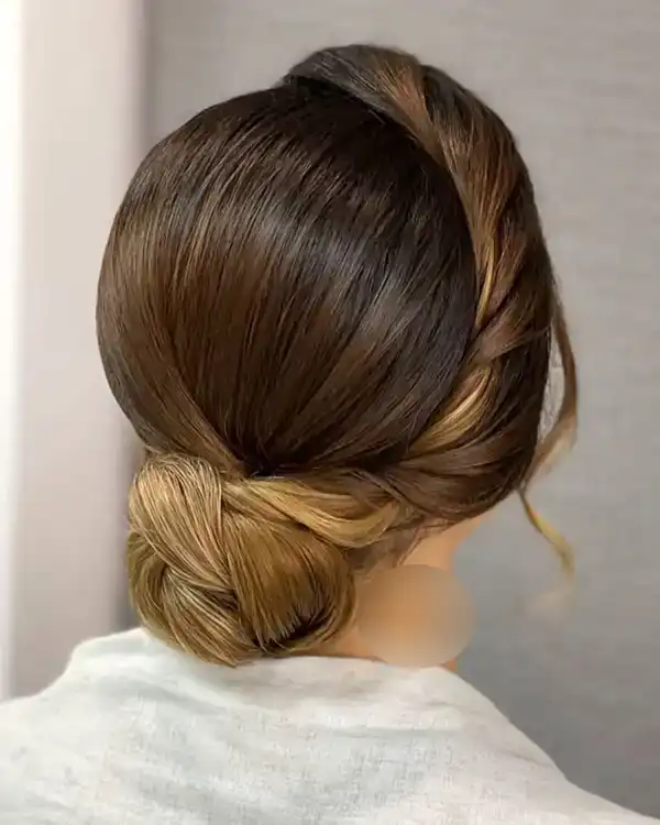 مدل شینیون بسته جدید