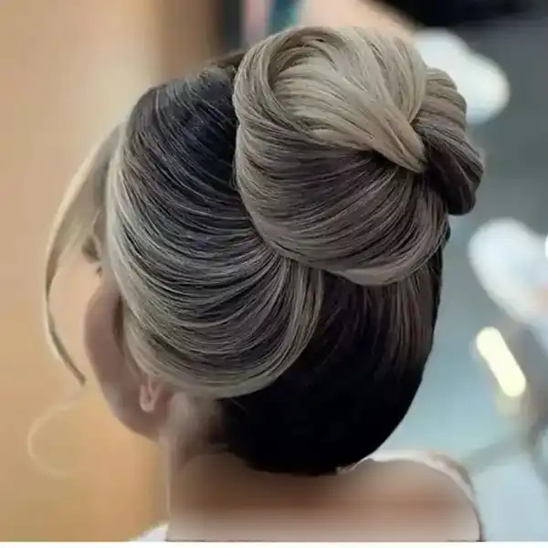 مدل شینیون بسته جدید