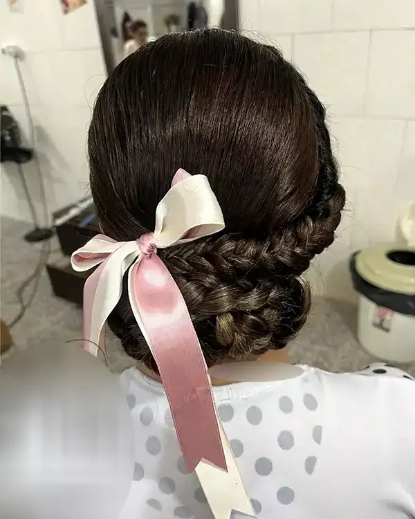 مدل شینیون بسته جدید