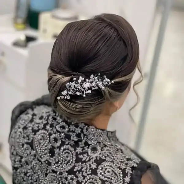 مدل شینیون بسته جدید