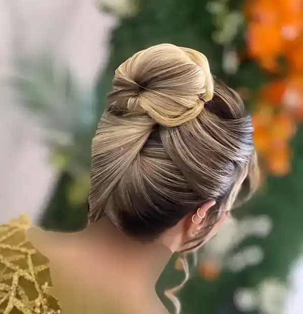مدل شینیون بسته جدید