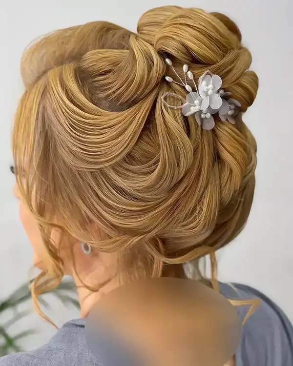 مدل شینیون بسته جدید