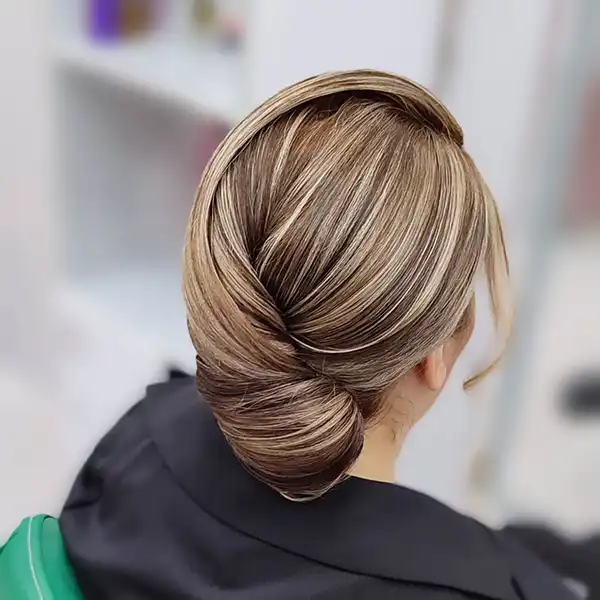 مدل شینیون بسته جدید