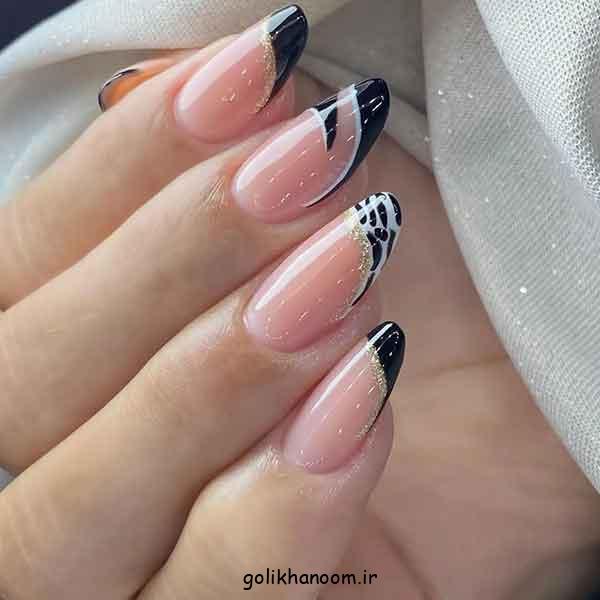 مدل ناخن برای محرم دخترانه ۱۴۰۴ | گلچین طرح مشکی زیبا و جدید (کوتاه و بلند)