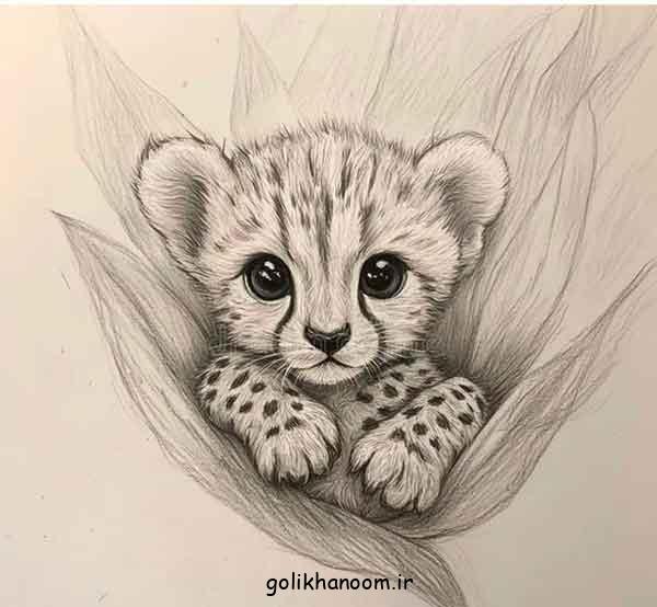 نقاشی سیاه و سفید ساده و آسان: 30 مدل با مداد فانتزی و آسان جهت الگو برداری