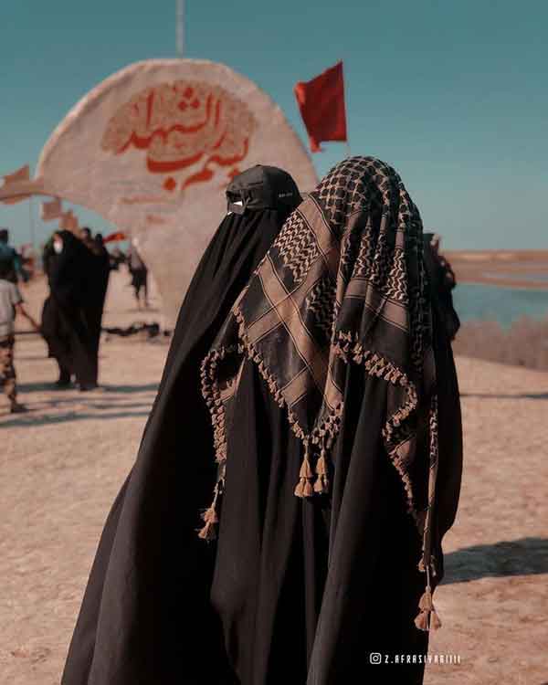 عکس پروفایل محرم دخترانه با چادر | خوشگل برای شبکه‌های اجتماعی [پروفایل حسینی]