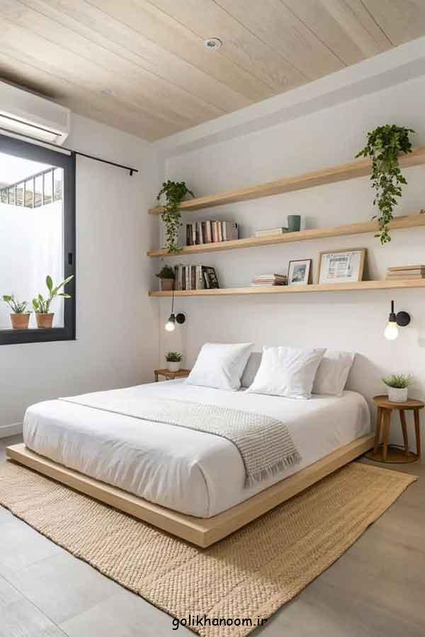 طراحی مینیمالیستی اتاق، 30 مدل از اتاق مینیمال پینترستی شیک با رنگ‌های آرام و خنثی