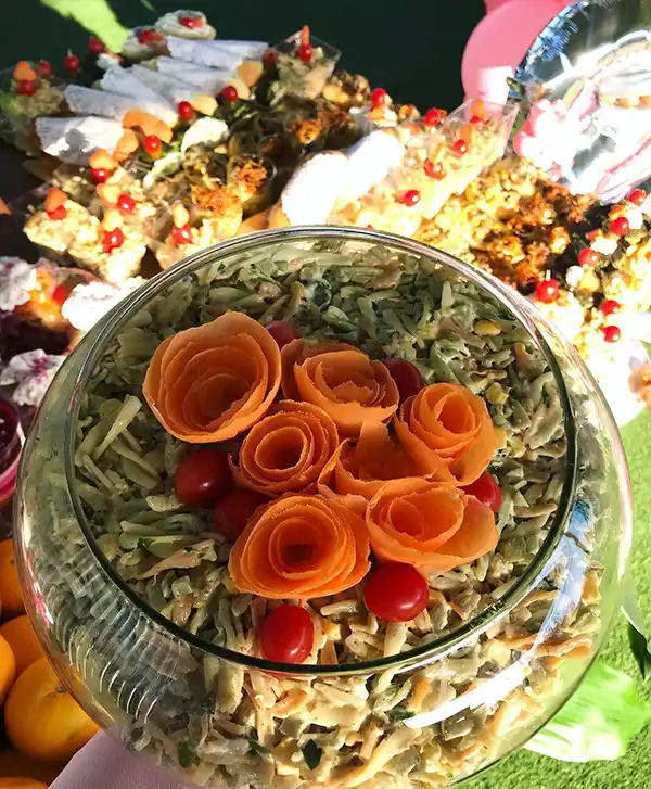 100 تزیین سالاد ماکارانی 2025؛ برای مدرسه جشن تولد [تک نفره, قالبی, فینگر فود]