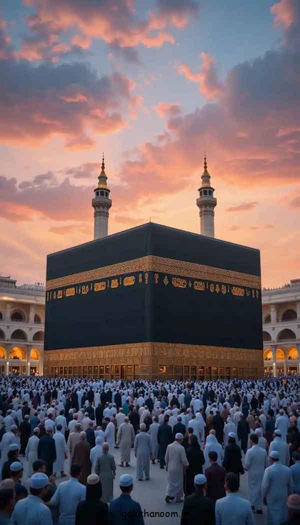 عکس خونه خدا؛ 60 پروفایل خانه خدا داخل کعبه شریف زیبا (قبله‌گاه دل‌های بی‌قرار)
