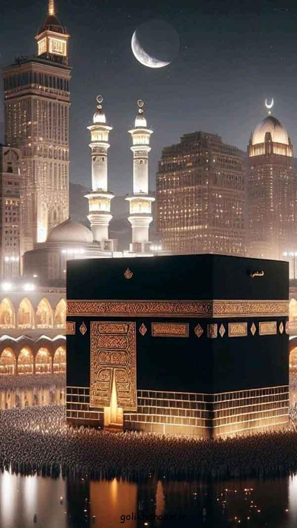عکس خونه خدا؛ 60 پروفایل خانه خدا داخل کعبه شریف زیبا (قبله‌گاه دل‌های بی‌قرار)