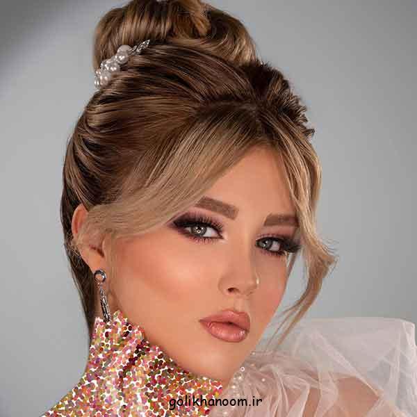 ارایش عروس با موهای بلوند؛ 30 مدل سبک اروپایی، میکاپ لایت و شینیون خاص