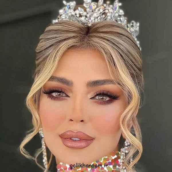 ارایش عروس با موهای بلوند؛ 30 مدل سبک اروپایی، میکاپ لایت و شینیون خاص