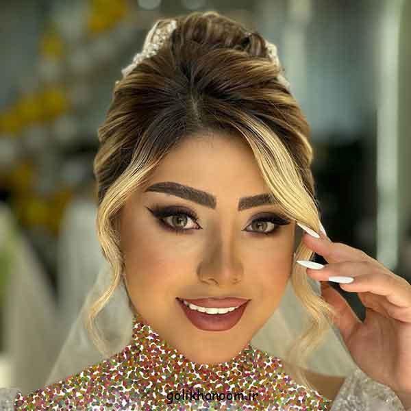 ارایش عروس با موهای بلوند؛ 30 مدل سبک اروپایی، میکاپ لایت و شینیون خاص