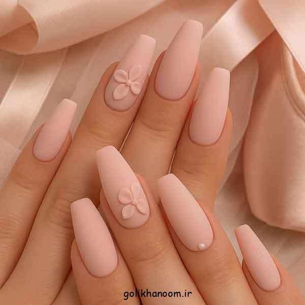دیزاین ناخن گلدونی جدید: 30 طرح برای انواع کاشت بلند و کوتاه (فرنچ، طراحی ترند)