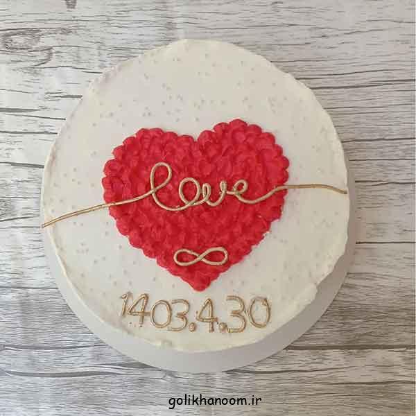 کیک جشن سالگرد ازدواج؛ 30 طرح اینستا دیزاین شده با گل طبیعی شیک (فانتزی، ساده)
