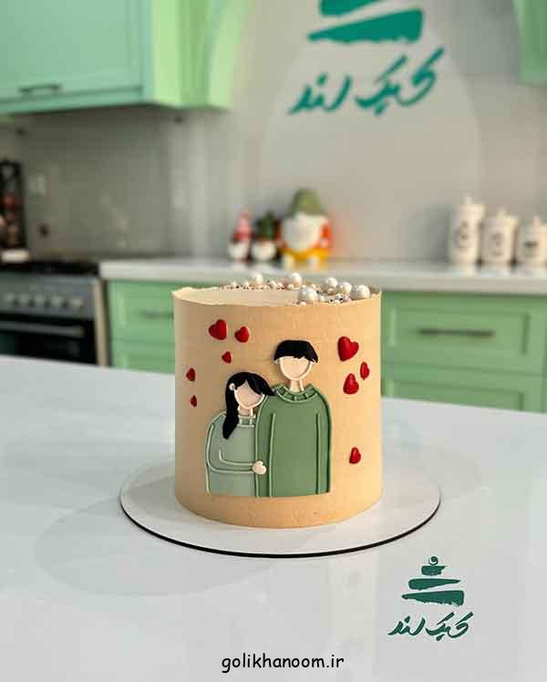 کیک جشن سالگرد ازدواج؛ 30 طرح اینستا دیزاین شده با گل طبیعی شیک (فانتزی، ساده)