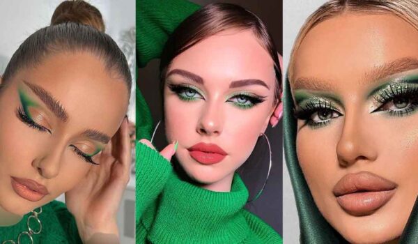 میکاپ با سایه سبز؛ 30 مدل یشمی شایندار ترکیب با رنگ دیگر طلایی (انواع پوست)