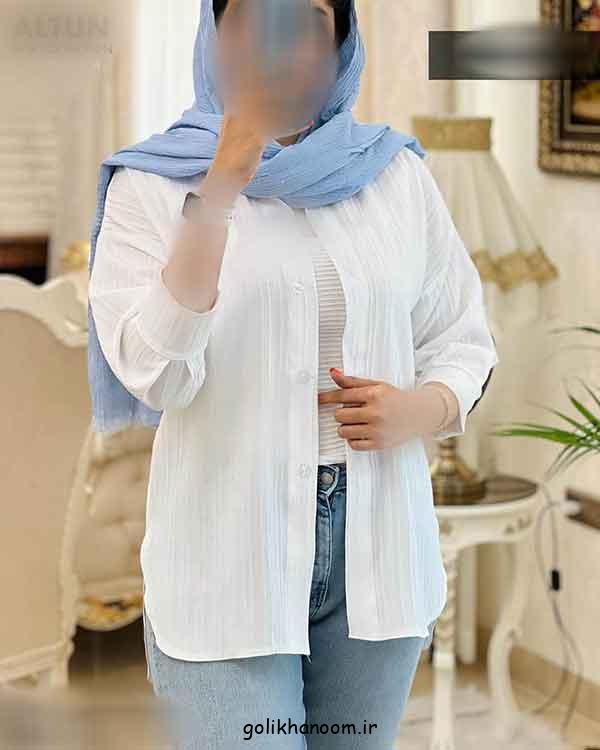مانتو خنک برای روزهای گرم؛ 30 طرح با طراحی آزاد و تن‌خور راحت + رنگ‌ روشن