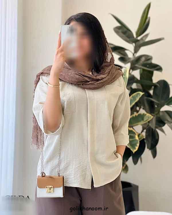 مانتو خنک برای روزهای گرم؛ 30 طرح با طراحی آزاد و تن‌خور راحت + رنگ‌ روشن