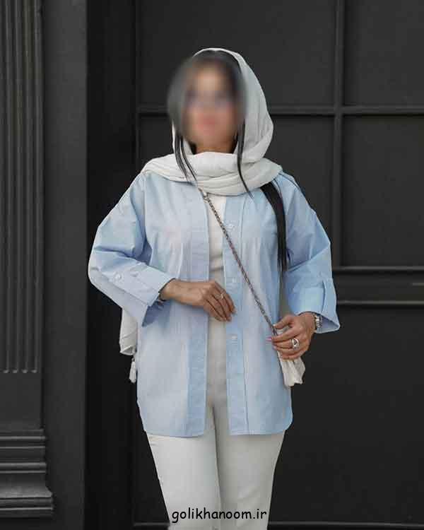 مانتو خنک برای روزهای گرم؛ 30 طرح با طراحی آزاد و تن‌خور راحت + رنگ‌ روشن