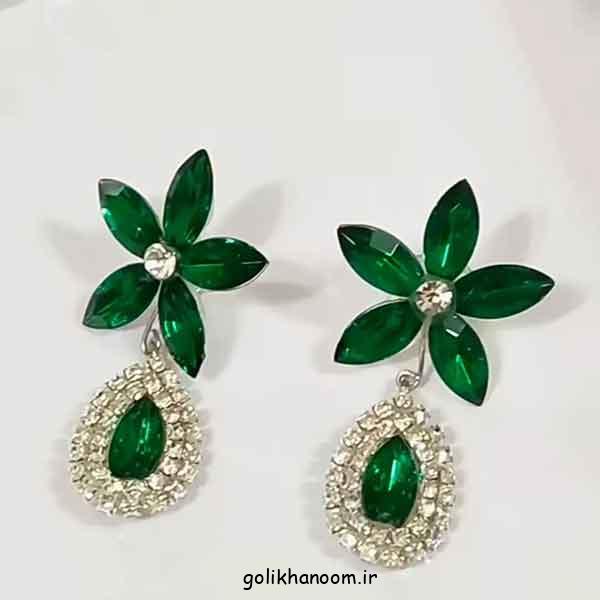 مدل گوشواره جدید کریستالی؛ 25 طرح با طراحی خاص و درخشش خیره‌کننده و تماشایی