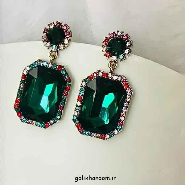 مدل گوشواره جدید کریستالی؛ 25 طرح با طراحی خاص و درخشش خیره‌کننده و تماشایی