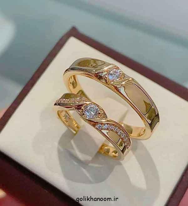 ست حلقه عقد جدید؛ 30 پیشنهاد خاص برای نماد عشق و تعهد (انواع حلقه رینگ ساده) 