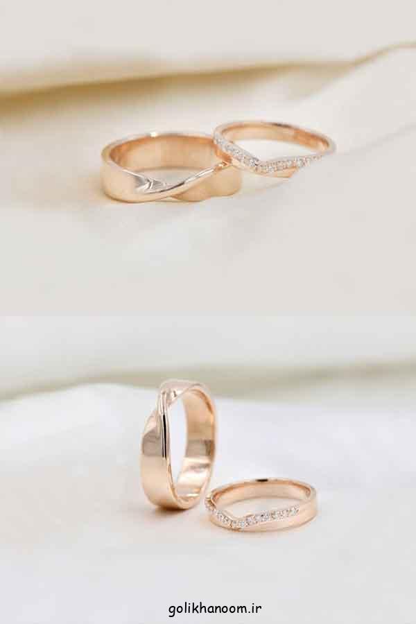 ست حلقه عقد جدید؛ 30 پیشنهاد خاص برای نماد عشق و تعهد (انواع حلقه رینگ ساده) 