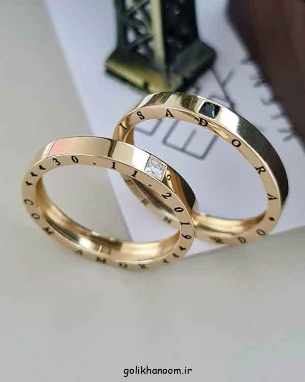 ست حلقه عقد جدید؛ 30 پیشنهاد خاص برای نماد عشق و تعهد (انواع حلقه رینگ ساده) 