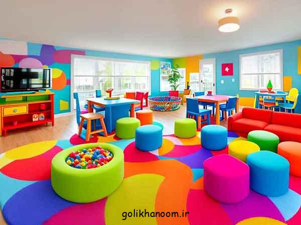 تزیین دکور برای مهد کودک؛ 30 ایده دنیای رنگارنگ کودکانه + قسمت های مختلف
