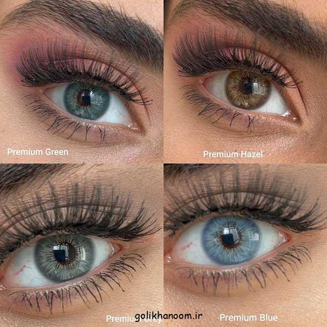 مدل لنز رنگی چشم | ۳۰ تجربهای متفاوت مهمانی، عروسی که نگاهتان را خیرهکننده میکند!