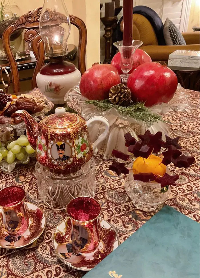 ۵۰ سفره شب یلدا ساده و شیک ۲۰۲۶؛ ترکیب عشق، رنگ، سنت، اصالت - با کمترین هزینه